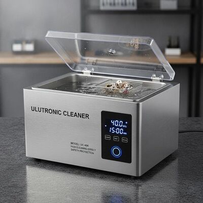 40kHz Table Top Ultrasonic Cleaner Offering High Cleaning Effect and Safety Protection Designed for Cleaning of Small Parts