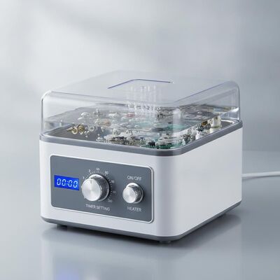 Timer Setting 0-30min Tabletop Ultrasonic Cleanser Unit Size 280x180x200mm Designed for Cleaning of Small Parts and Components