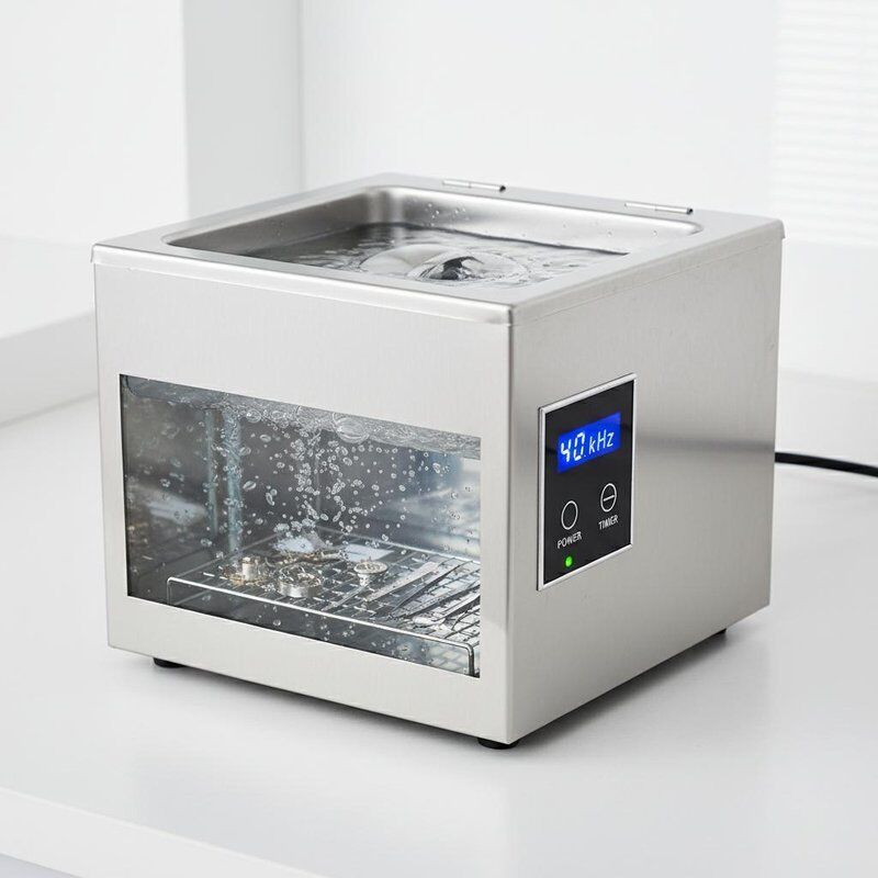 Ультразвуковое очиститель для стола 280x180x200 мм Ультразвуковая защита частоты 40 кГц предназначена для очистки деликатных инструментов